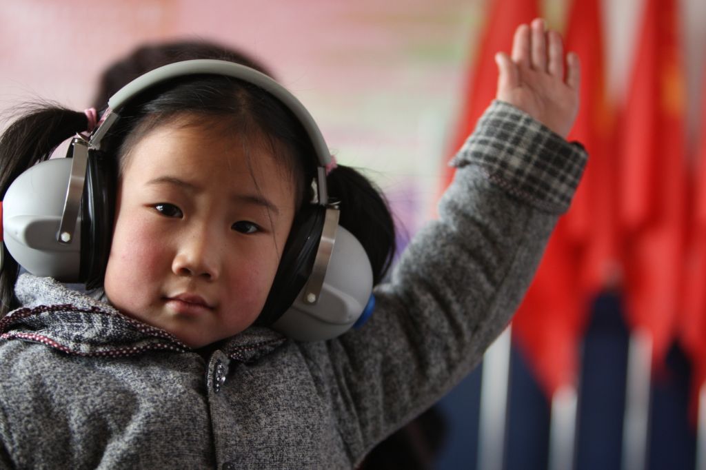 Hearing tests were provided to children in rural areas to enhance ear care awareness.